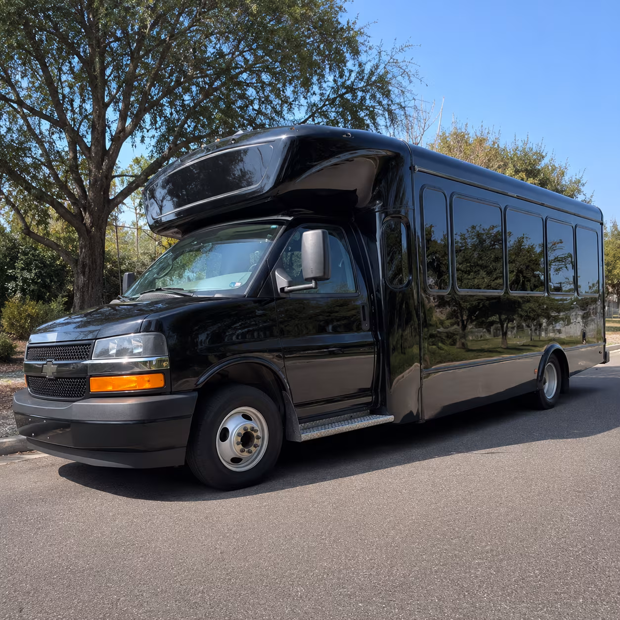 Centennial Birthday, Sweet 16, & Quinceañera Transportation party bus interior