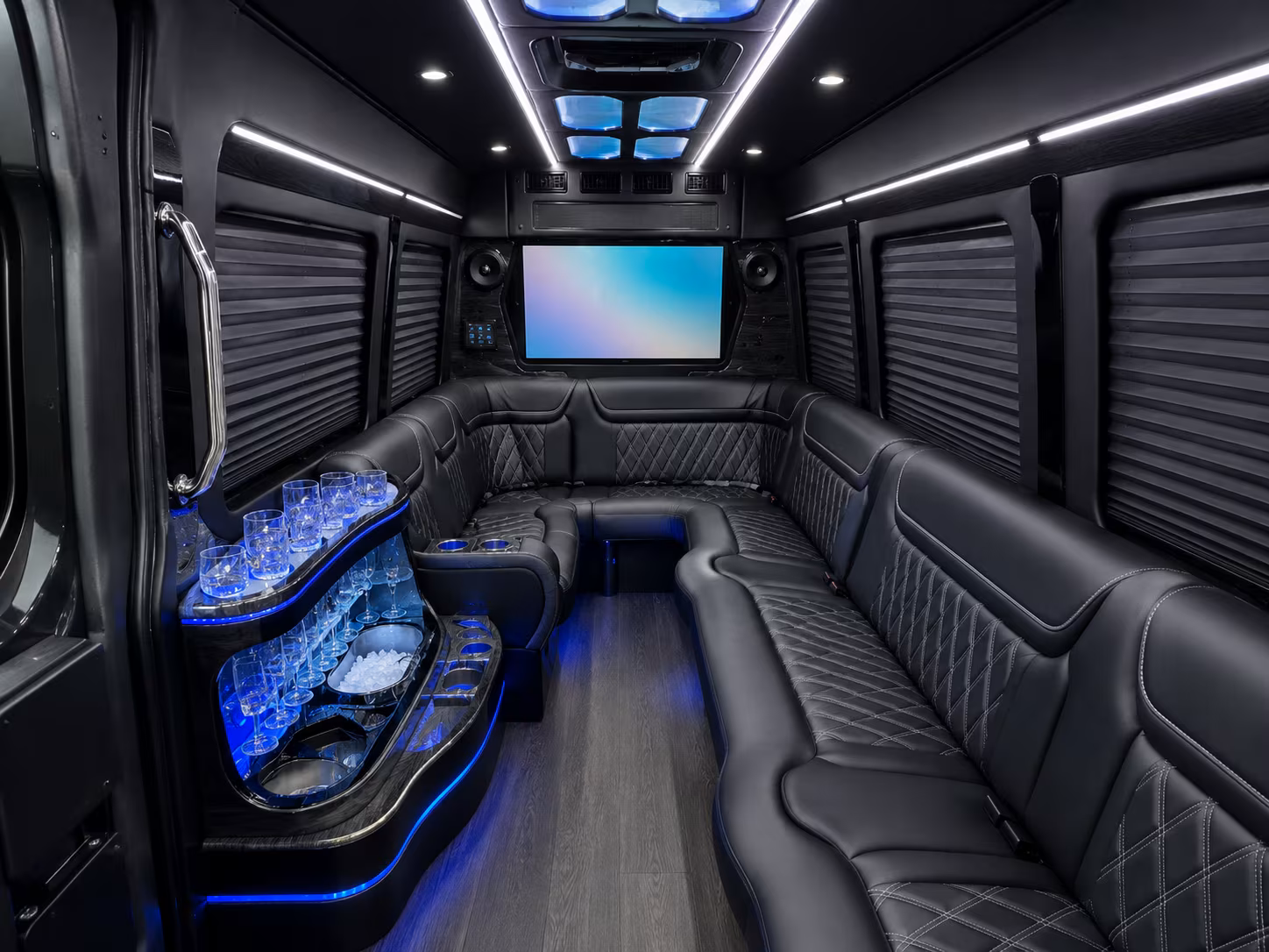 Centennial Corporate Transportation party bus exterior