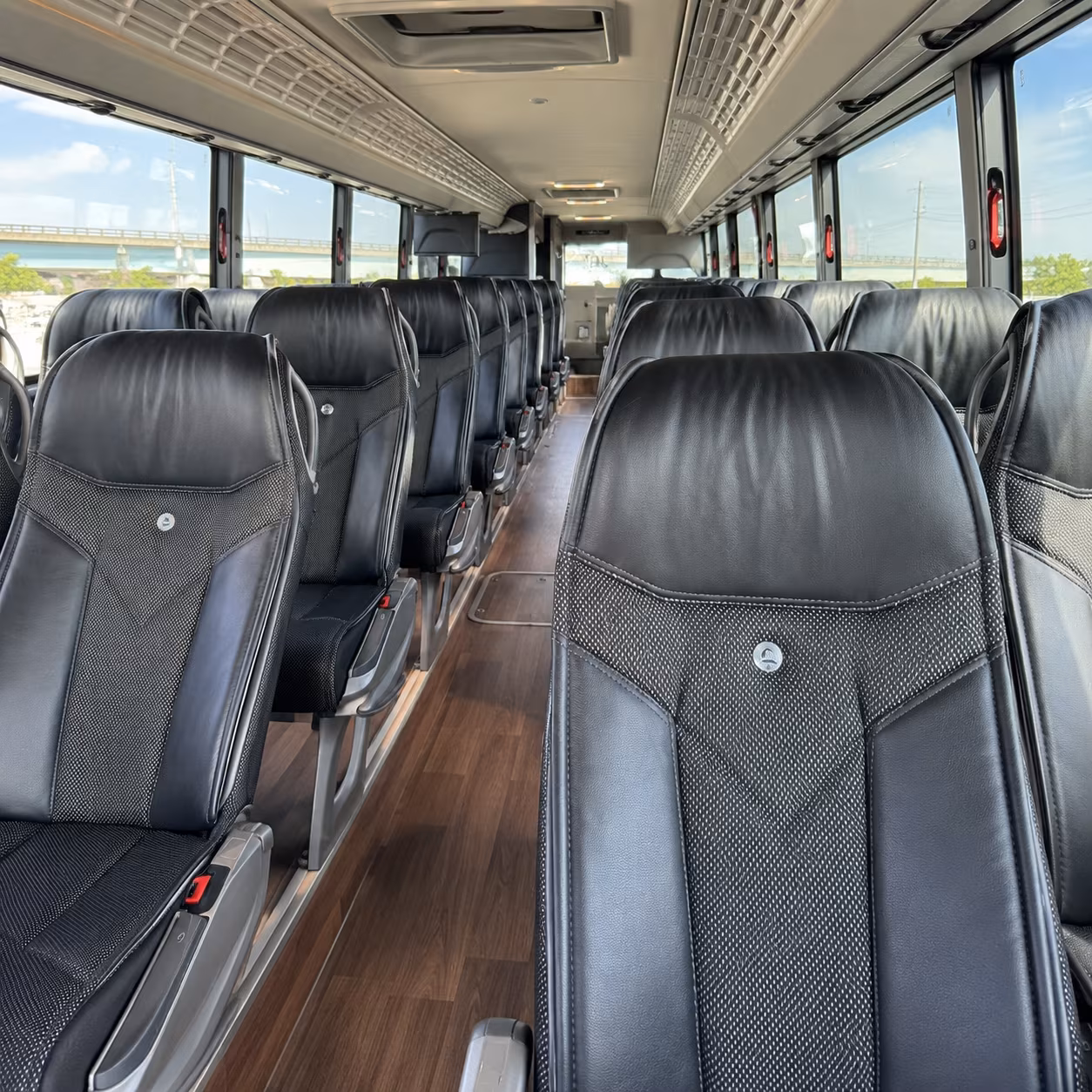 Centennial School Event Transportation party bus exterior