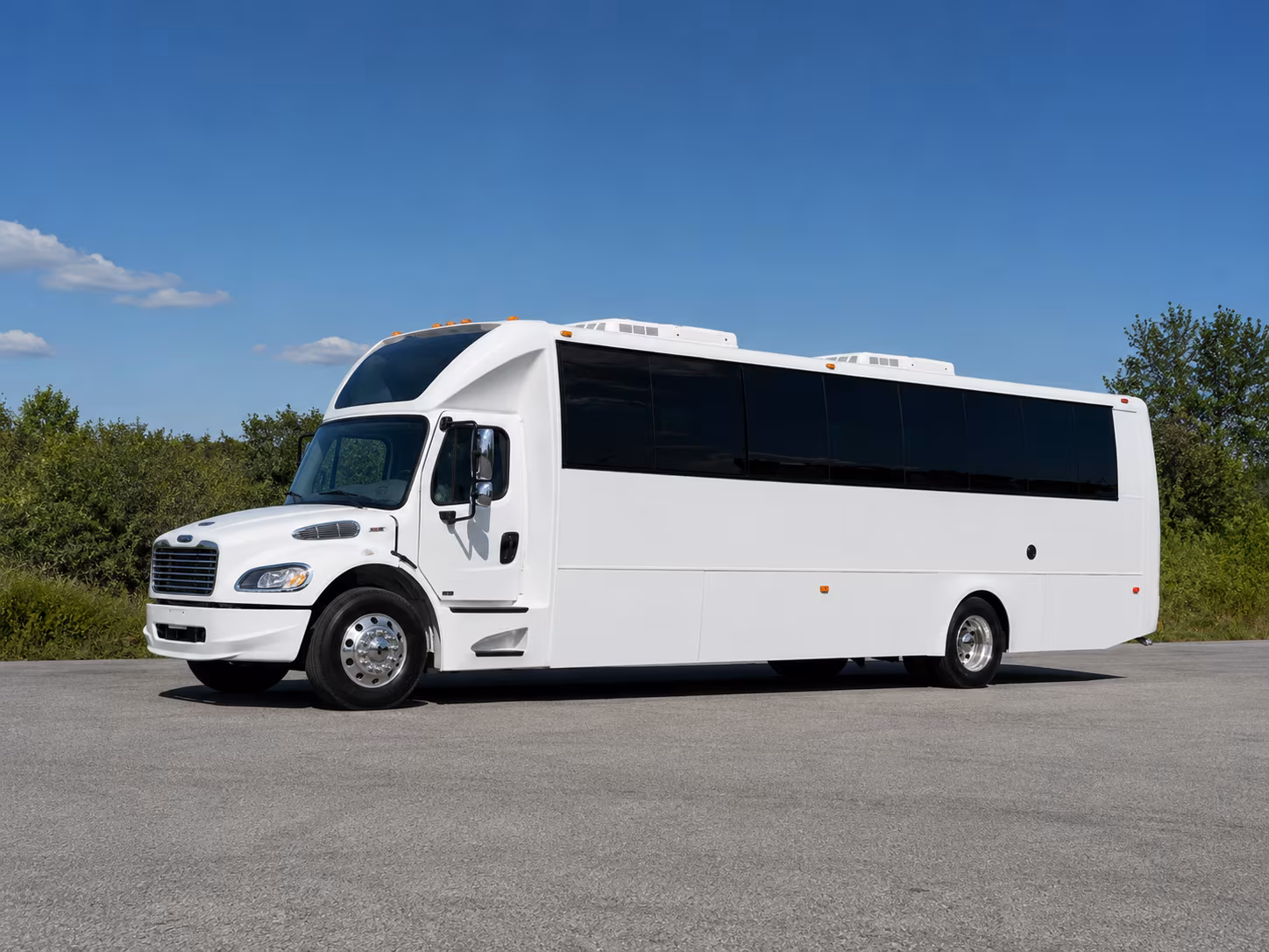 Centennial Sporting Event Transportation party bus exterior