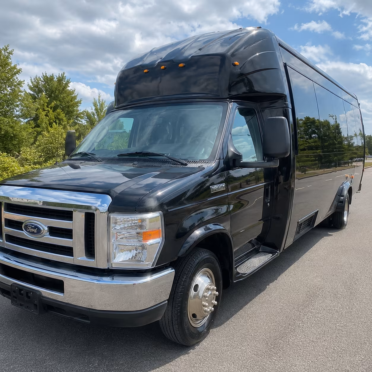 Centennial Wedding Transportation party bus exterior