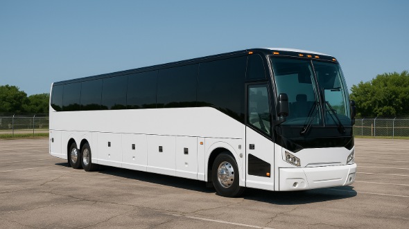 Exterior of Charter Bus Company Castle Rock's 40 Passenger Party Bus in Castle Rock