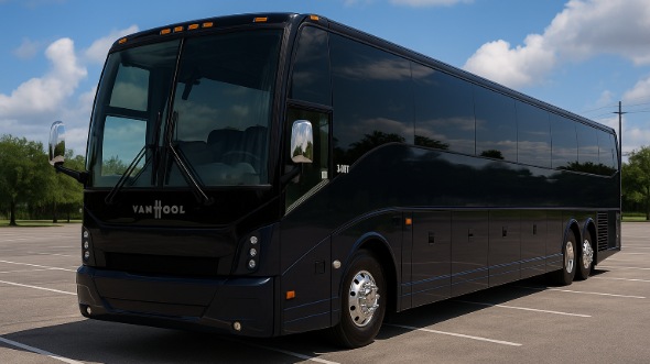 Exterior of Charter Bus Company Centennial's 46 Passenger Charter Bus in Centennial