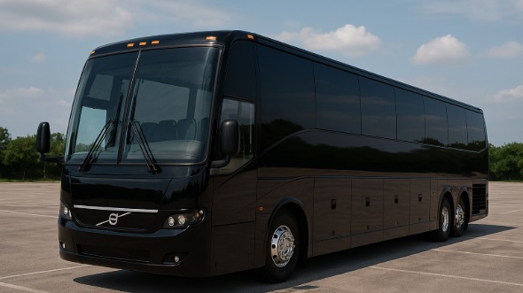Exterior of Charter Bus Company Centennial's 47 Passenger Charter Bus in Centennial
