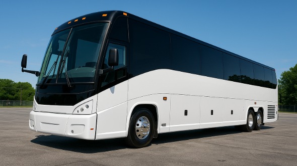 Exterior of Centennial Party Bus Company's 50 Passenger Party Bus in Centennial